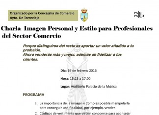 Charla sobre «imagen personal y estilo» para profesionales del Comercio