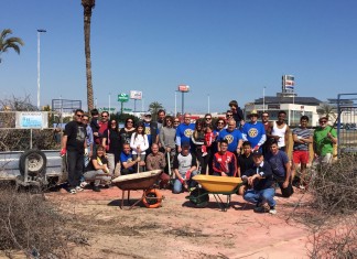 Distintos colectivos trabajan para recuperar una zona en la Torreta