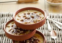 Crema tostada de horchata