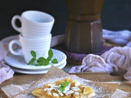 Tarta ultrafina de manzana y vainilla