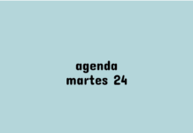Agenda martes 24 de octubre