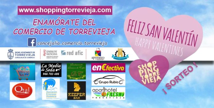 comercio y san valentín