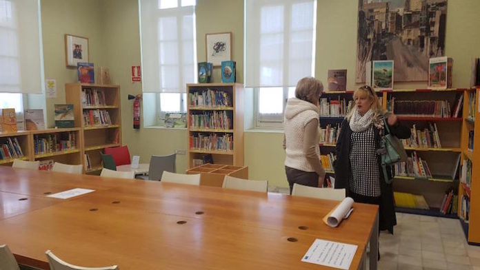 salas de estudio en bibliotecas