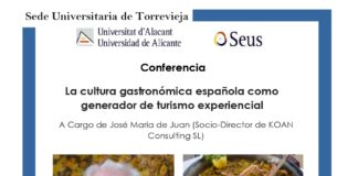 Cartel Conferencia José María de Juan en Torrevieja